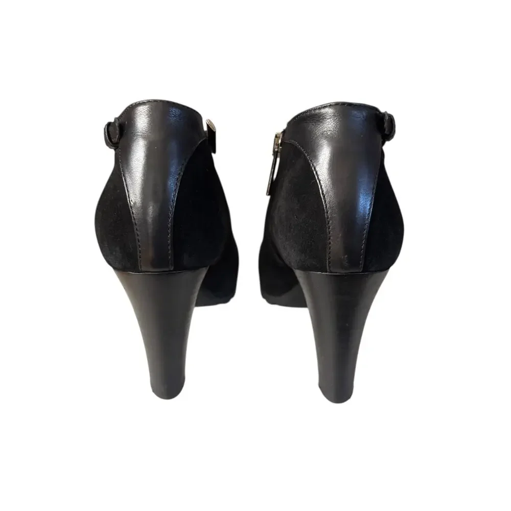 Aquatalia Suede & Leathe Ankle Booties Size 5.5